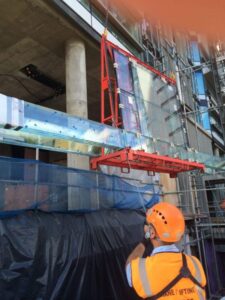 large glass floors 