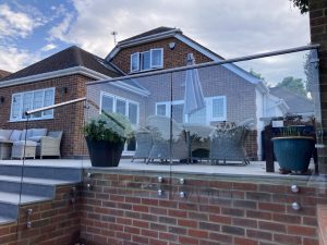 Frameless Glass balustrades in Aylesford kent 