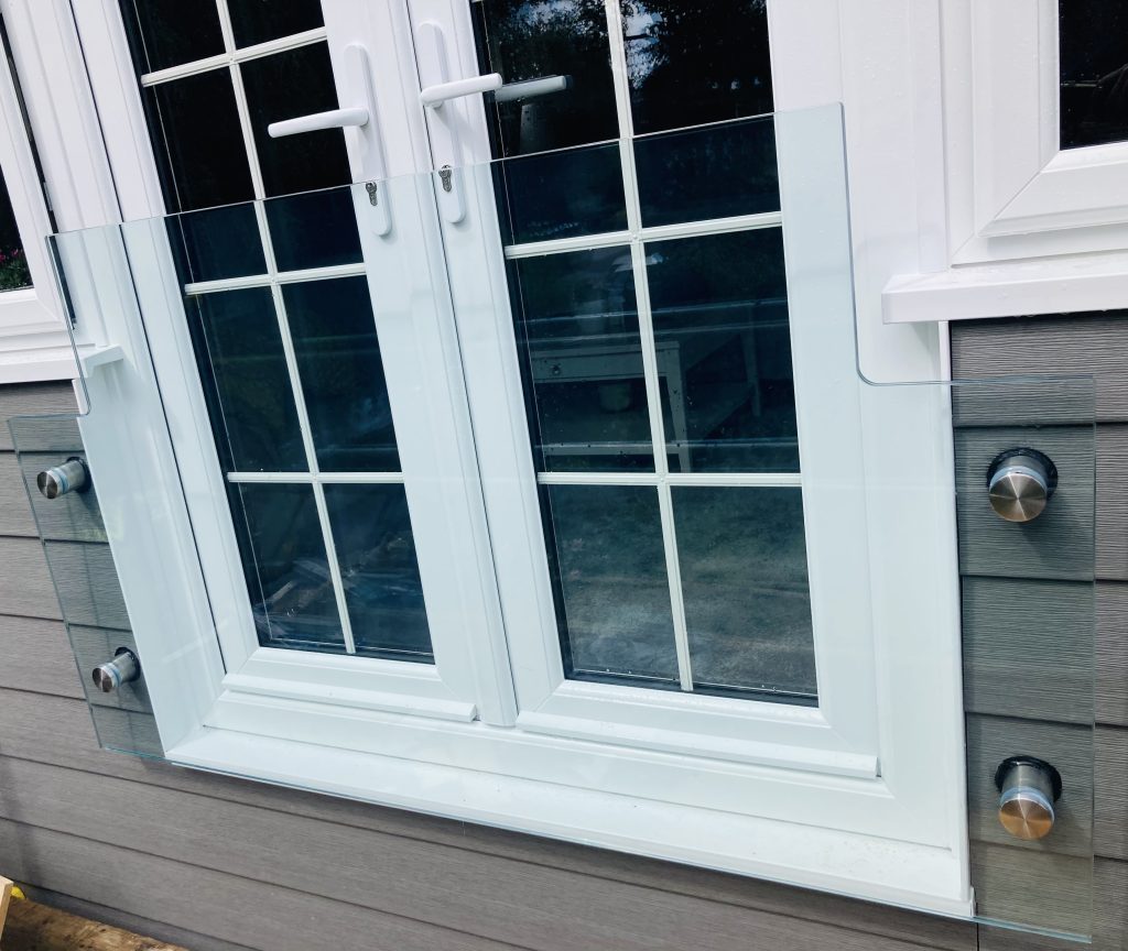 frameless Juliet balcony glass