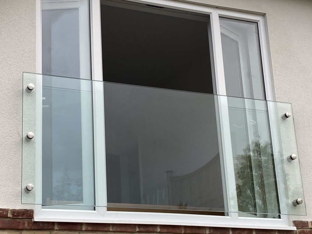 Juliet balcony glass Kent installations