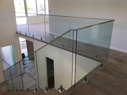 glass balustrades with base spigots